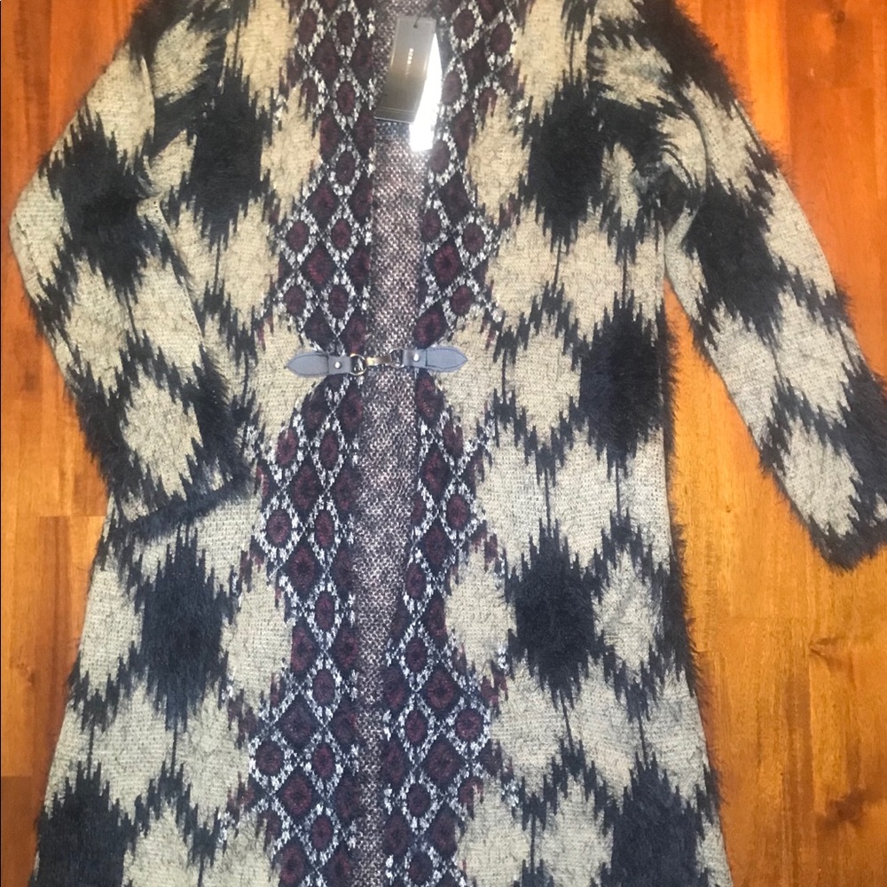 BCBG MaxAzria Sweater Duster Size S Small NWT